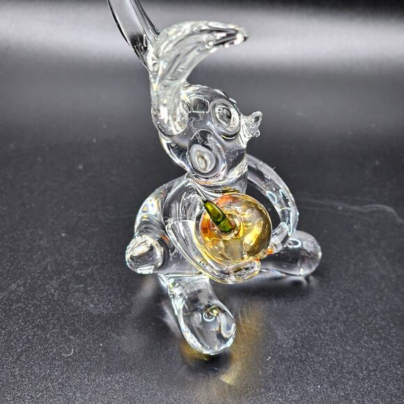 Lampwork Glass Art Bunny with a Carrot Peter Rabbit Medium Size - Picture 4 of 4